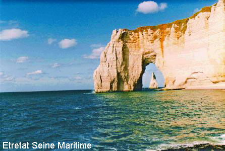 Vacanta in Etretat, Seine-Maritime, vacante de vis, calatorie, insule si locuri de scufundat, top plaje de vis