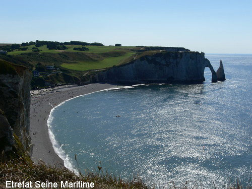 Vacanta in Etretat, Seine-Maritime, vacante de vis, calatorie, insule si locuri de scufundat, top plaje de vis