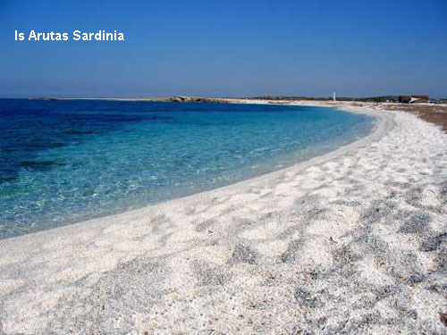 Vacanta in Is Arutas, Sardinia, vacante de vis, calatorie, insule si locuri de scufundat, top plaje de vis