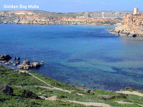 Vacanta in Golden Bay, Malta, vacante de vis, calatorie, insule si locuri de scufundat, top plaje de vis