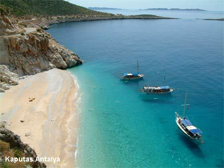 Vacanta in Kaputas, Antalya, vacante de vis, calatorie, insule si locuri de scufundat, top plaje de vis