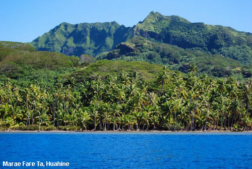 Vacanta in Marae Fare Ta, Huahine, vacante de vis, calatorie, insule si locuri de scufundat, top plaje de vis
