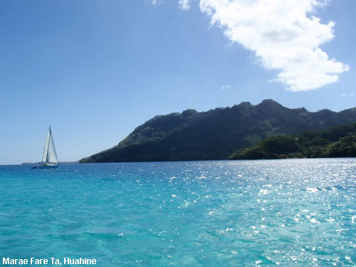 Vacanta in Marae Fare Ta, Huahine, vacante de vis, calatorie, insule si locuri de scufundat, top plaje de vis
